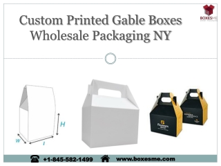 Custom Printed Gable Boxes Wholesale Packaging NY