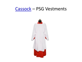 Cassock - PSG Vestments