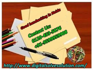 Exploring about good handwriting in Noida 0120-433-5876