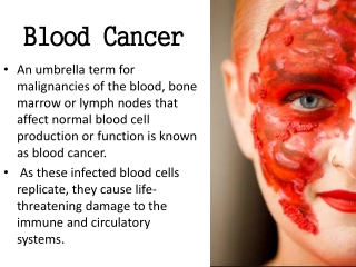 Blood Cancer : Types, Causes, Symptoms & Prevention