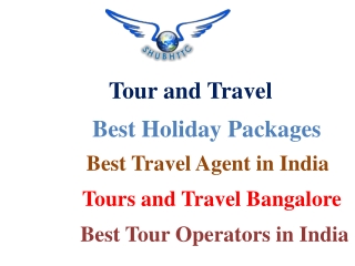Tour and Travel Bangalore| Domestic & International Holiday Packages - ShubhTTC