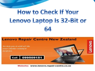 How to Check If Your Lenovo Laptop Is 32-Bit or 64-Bit