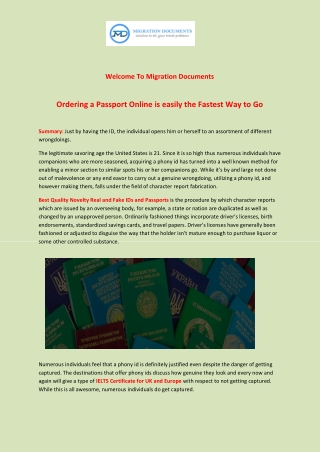 Buy uk passport online