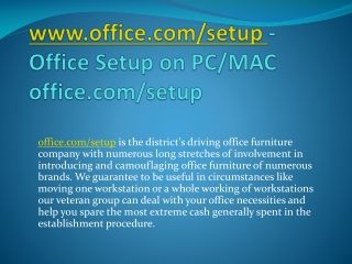 Office.com/setup Office Antivirus Quick Setup