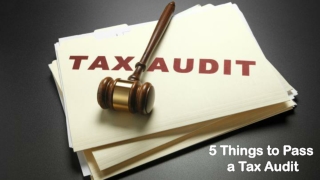 Here is Five Things to Pass a Tax Audit