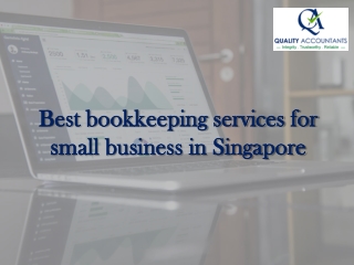 Best bookkeeping services for small business in Singapore