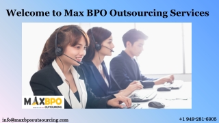 MAX BPO Outsourcing Services