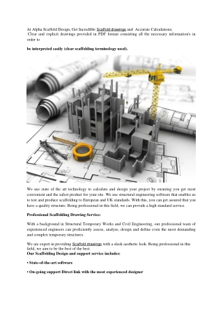 Scaffold drawings