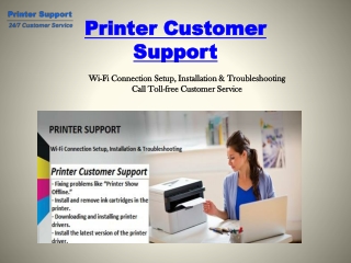 Printer Customer Support