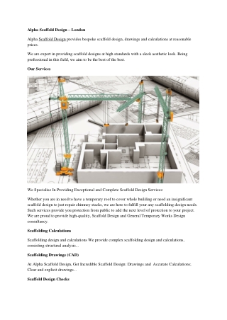 Scaffold designer