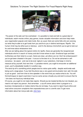 SolutionsToUncoverTheRightSolutionForFraudReportsRightAway256