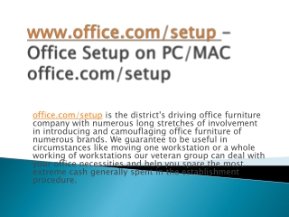 Office.com/setup Activate Setup office
