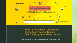 Online Food Ordering System - Food Ordering and Delivery System