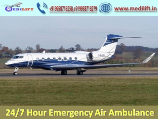 Life Savior Air Ambulance Service in Kolkata with Medical Facility