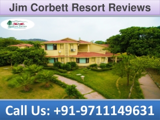 Jim Corbett Resort Reviews