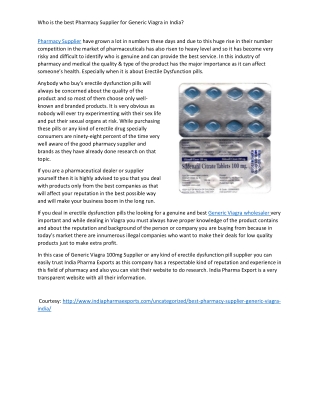 sildenafil citrate supplier