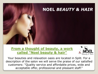 Noel Beauty & Hair – Beauty and hair salon