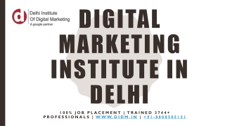 Digital Marketing Training Institute in Delhi NCR