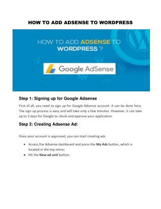 Call 1-800-556-3577 | Adding Google AdSense To Your WordPress Blog