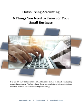 Outsourcing Accounting - 6 Things You Need to Know for Your Small Business