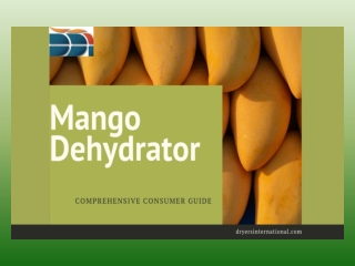 Mango Dehydrator