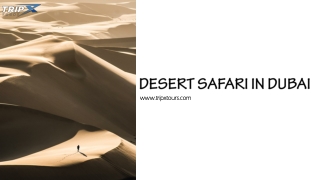 Everything you need to know about Desert Safari in Dubai
