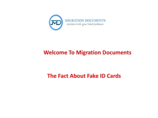 The fact about fake id cards