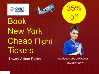 Book New York Cheap Flight Tickets – Lowest Airfare Flights