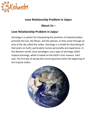 Love Relationship Problem in Jaipur