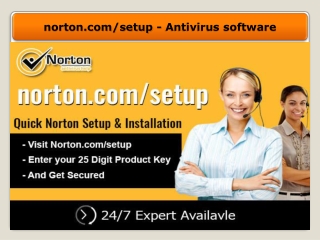 norton.com/setup - Antivirus software