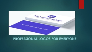 Professional logos for everyone with My Brand New Logo