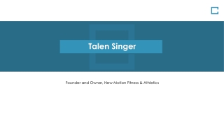 Talen Singer - Former Field Coach, Villanova University