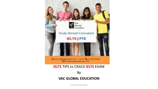 Free IELTS Tips to Crack IELTS Exam by VAC Global Education