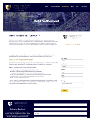 West Virginia debt Settlement attorneys
