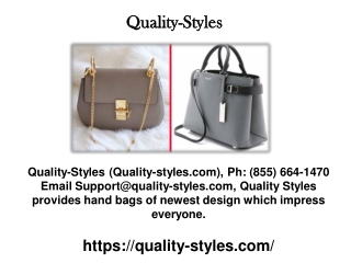 Quality-Styles Most Stylish Handbags