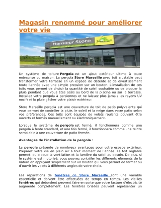 Magasin renommé pour améliorer votre vie