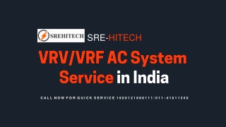 VRF / VRV AC Dealers in India