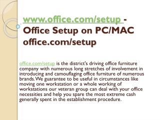 Office.com/setup Activate of Office Setup