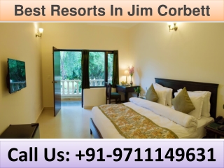 Best Resorts In Jim Corbett