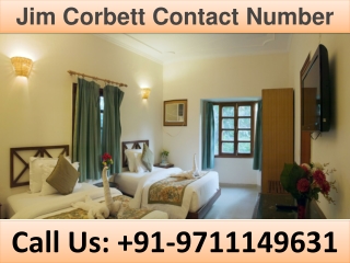 Jim Corbett Contact Number