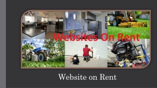 Website on Rent - Digital Marketing Strategies