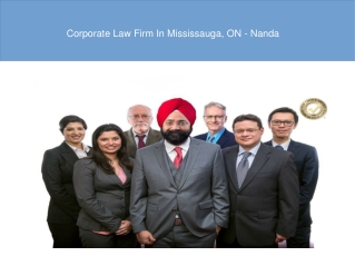 Corporate Law Firms Mississauga