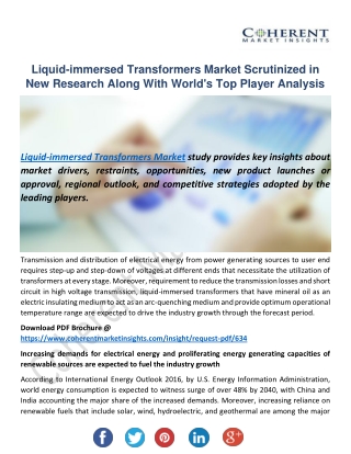 Liquid-immersed Transformers Market