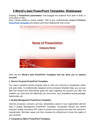 Powerpoint Templates