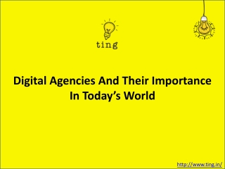 Digital Agencies And Their Importance In Today’s World