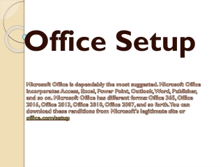 Office.com/setup – Office Antivirus Setup