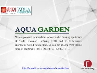 Shri Radha Aqua Garden Residential Project Greater Noida (West) 9560090046