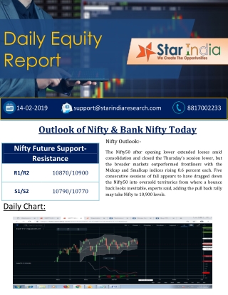 Daily Equity Market Report