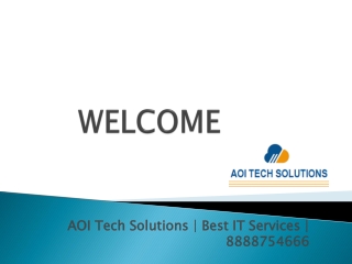 AOI Tech Solutions | Best IT Services | 8888754666