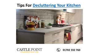 Tips for decluttering your kitchen